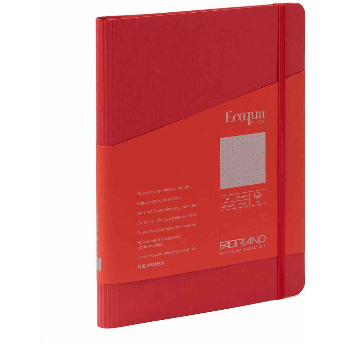 Ecoqua Plus hidden spiral notebook A5 Dotted - Bild 5