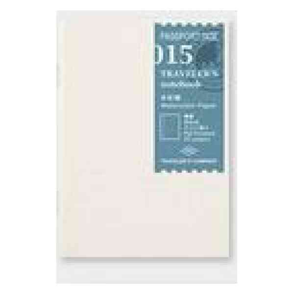 Traveler’s Notebook 015. Watercolor Paper - Passport Size