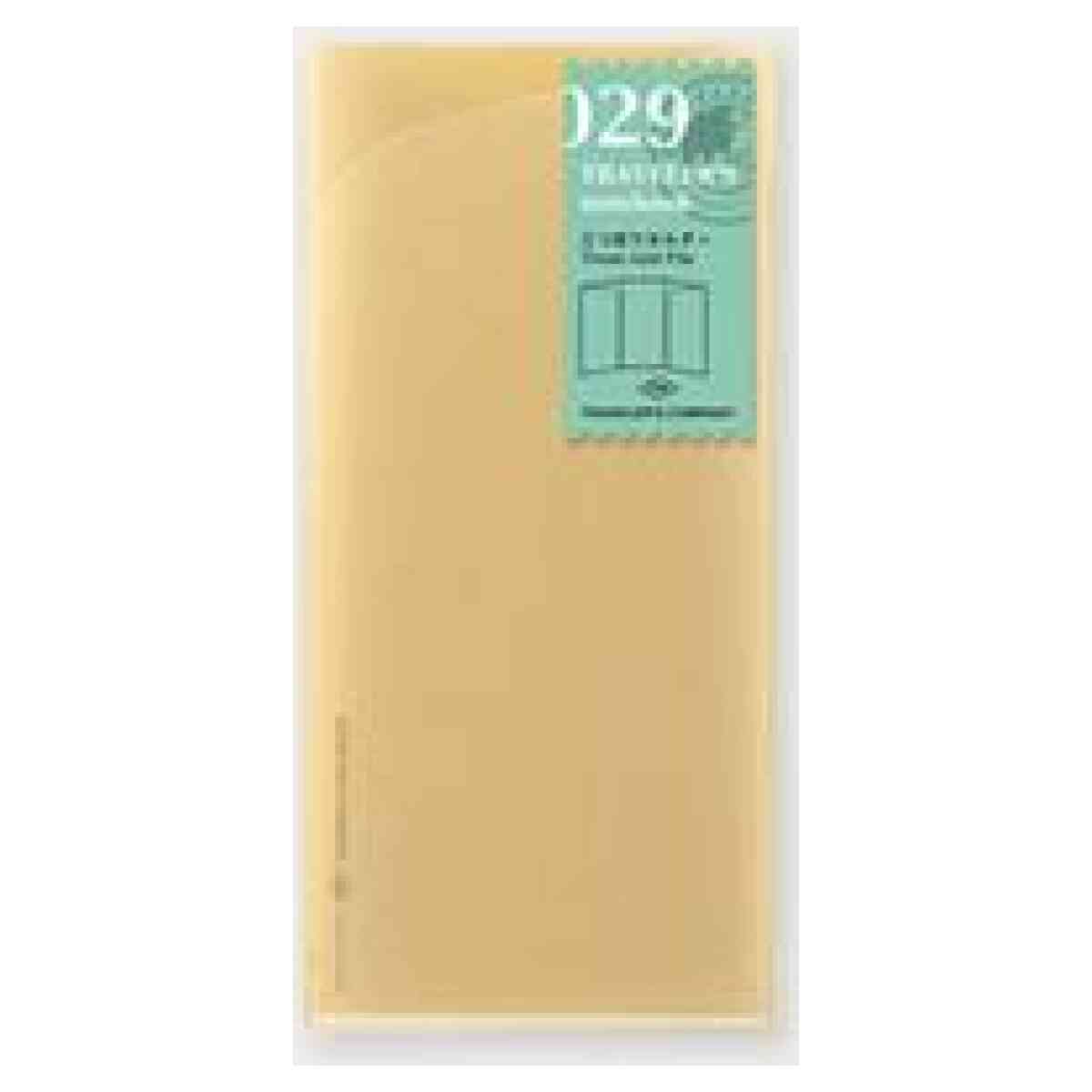 Traveler’s Notebook, 029. Three-fold File