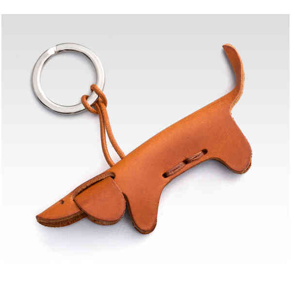 Happy Keyring Dog