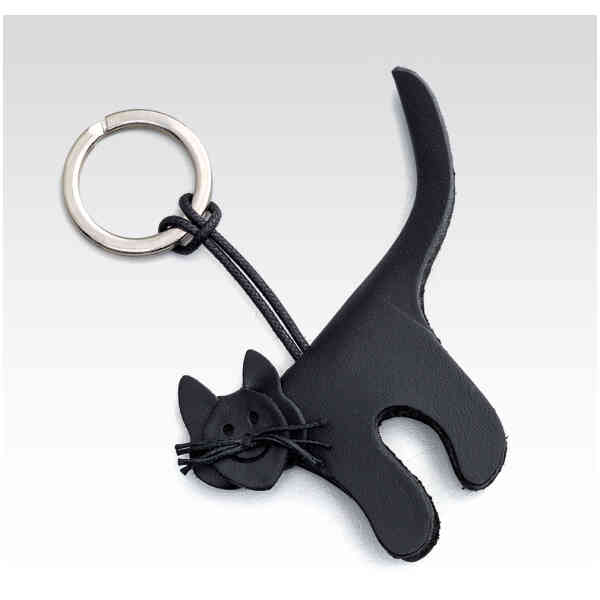 Happy Keyring Cat