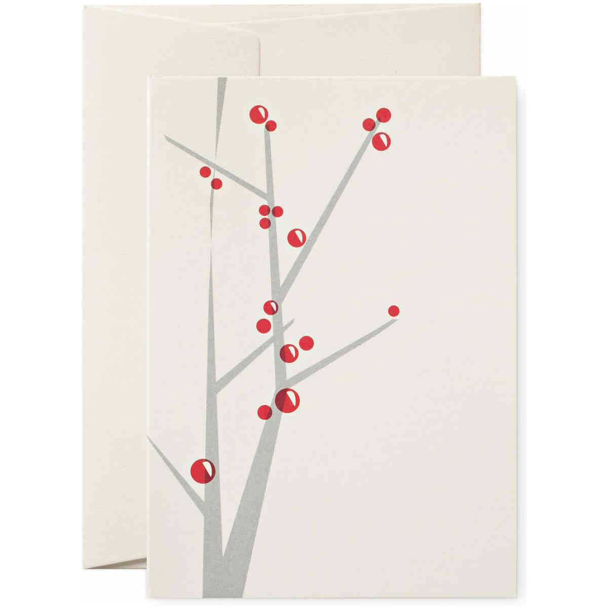 Holly greeting card