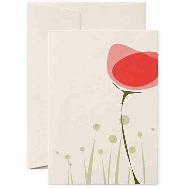 Poppy greeting card