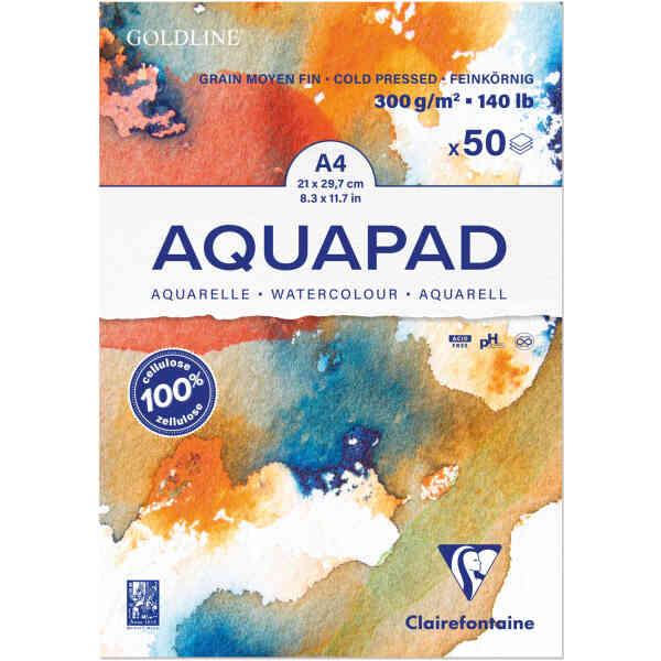 CF Goldline Aquapad A4 50 ark