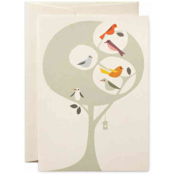 Tree of Birds greeting card