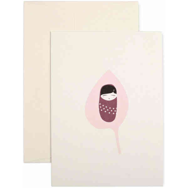 It's a girl greeting card