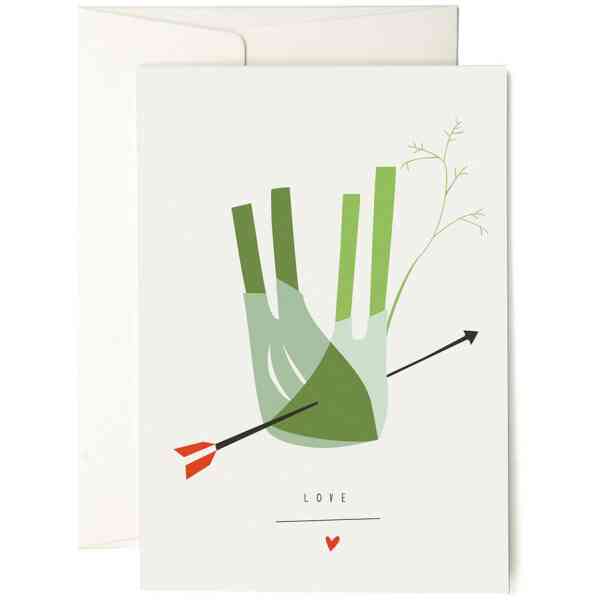 Fennel greeting card