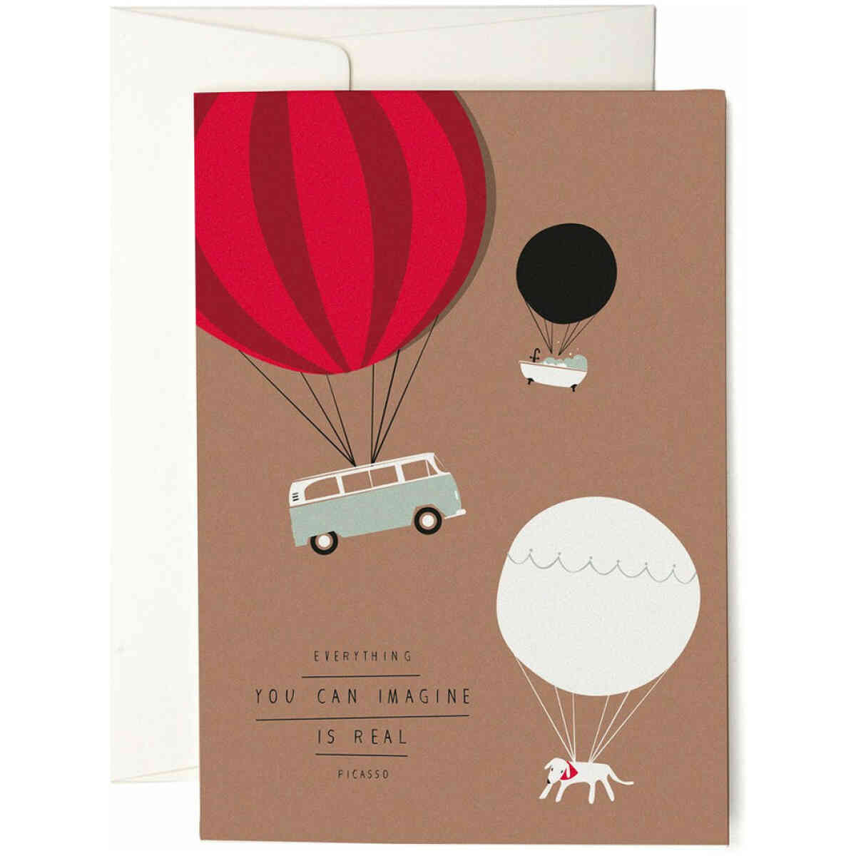 Balloons greeting card