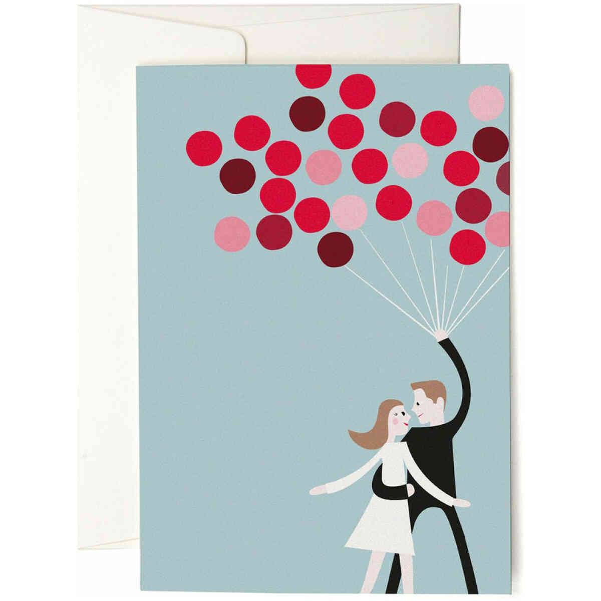 Love is in the Air greeting card
