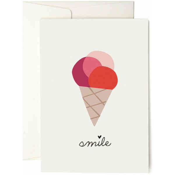 Ice cream greeting card