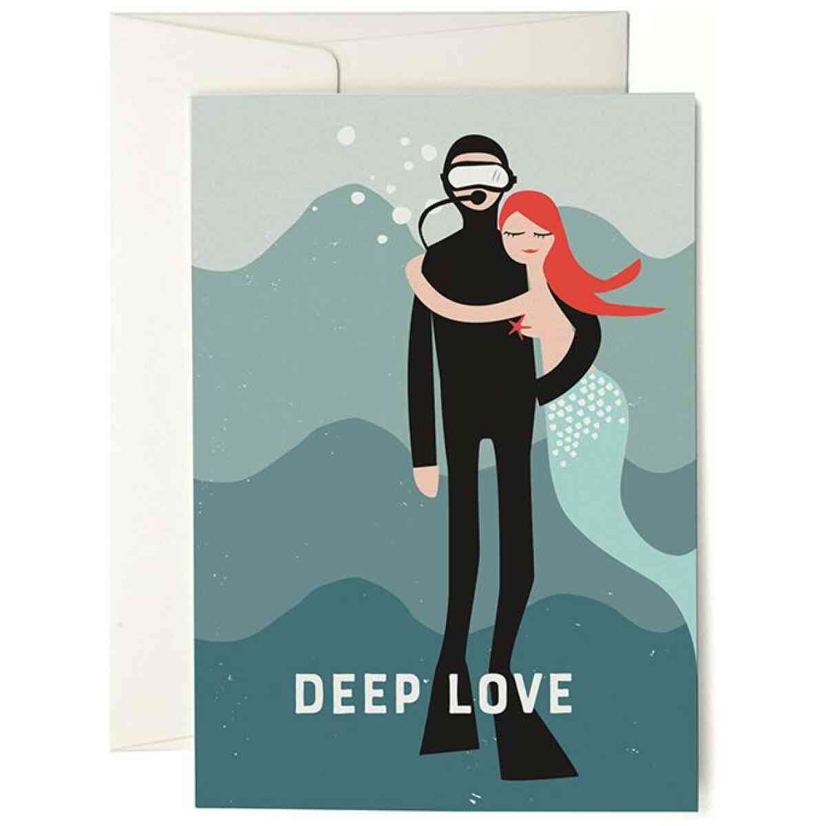 Deep Love greeting card