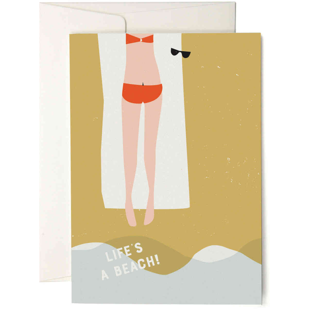 Life's a Beach Greeting Card