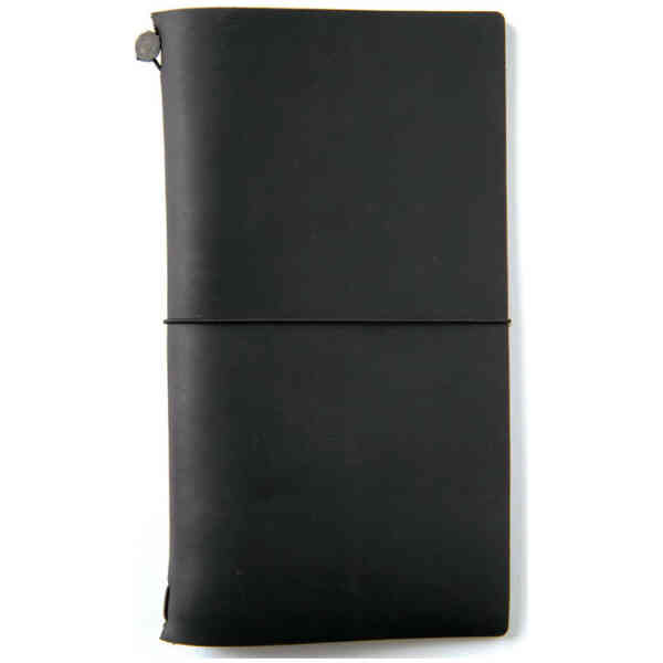 Traveler's Notebook, Notebook Black - Regular Size
