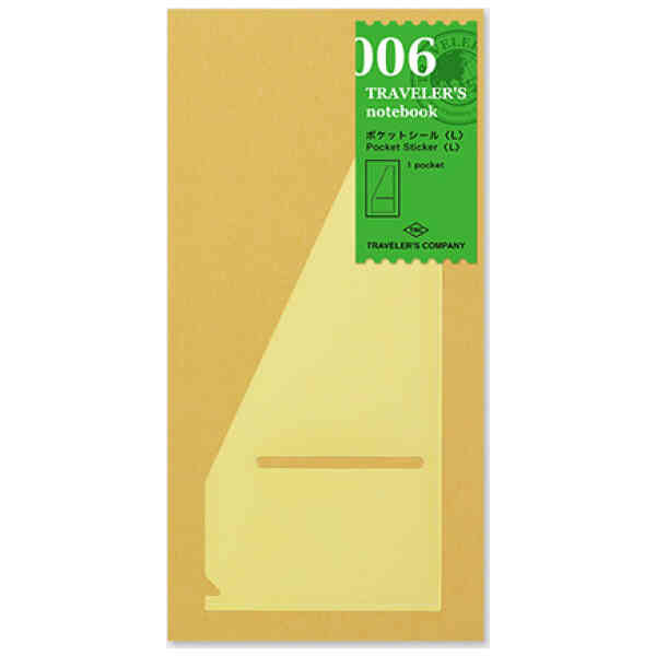 Traveler's Notebook, 006. Pocket Sticker (Large)
