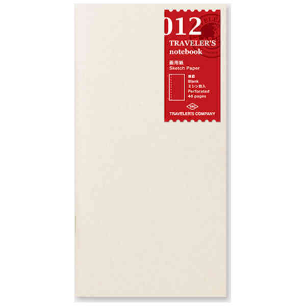 Traveler's Notebook, 012. Sketch Book Refill