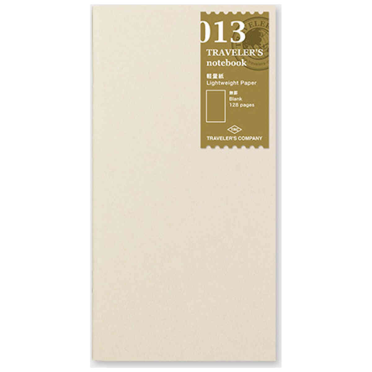 Traveler's Notebook, 013. Lightweight Paper Notebook Refill