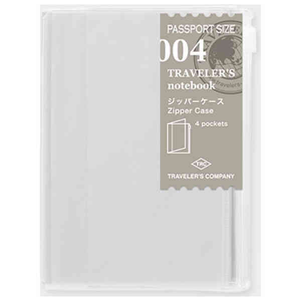 Traveler’s Notebook, 004. Zipper Card File Passport Size