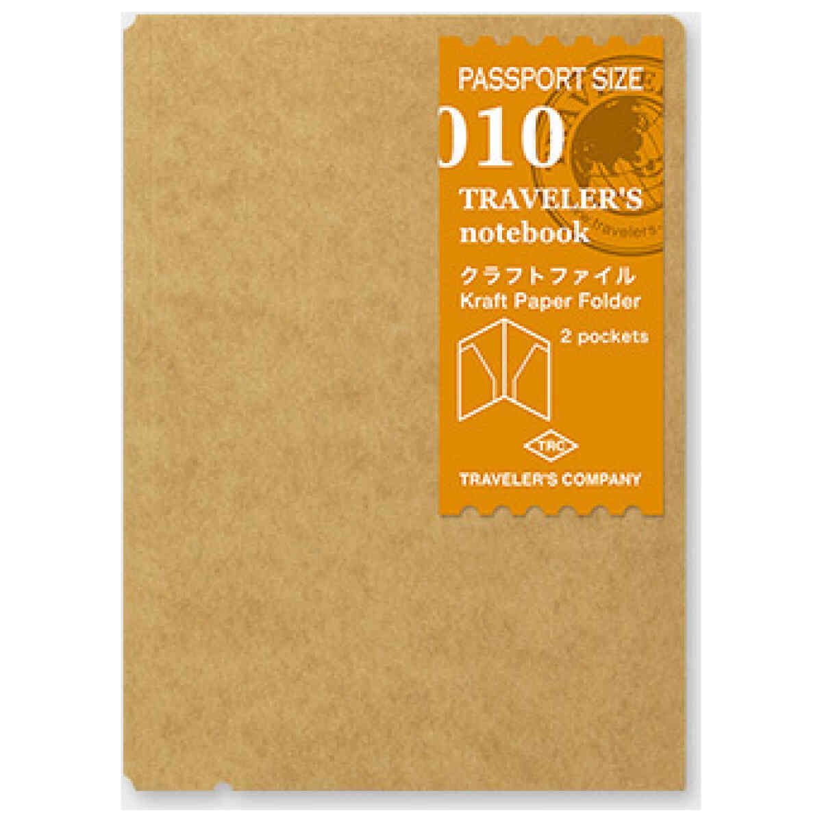 Traveler’s Notebook 010. Kraft File - Passport Size