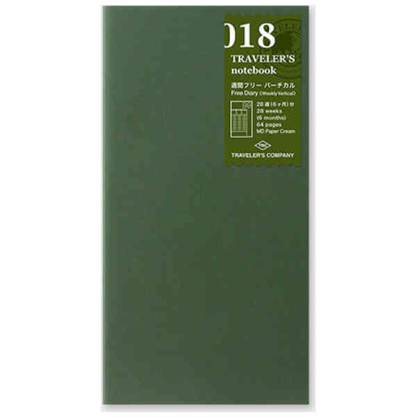 Traveler's Notebook, 018. Free Diary Week