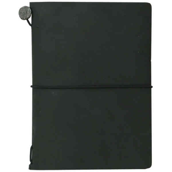 Traveler's Notebook, Notebook Black - Passport Size