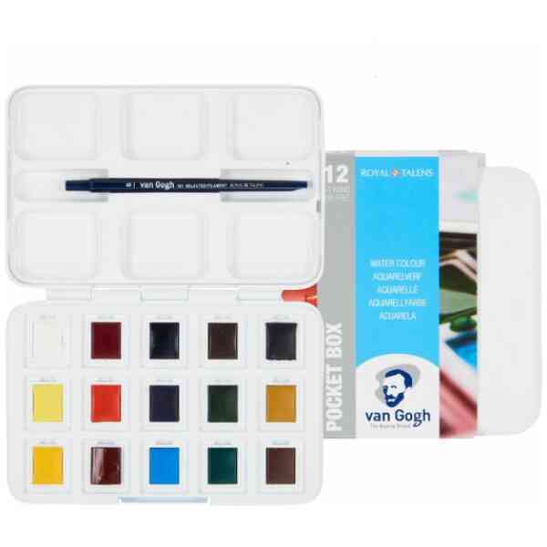 VAN GOGH WATERCOLOUR POCKET BOX