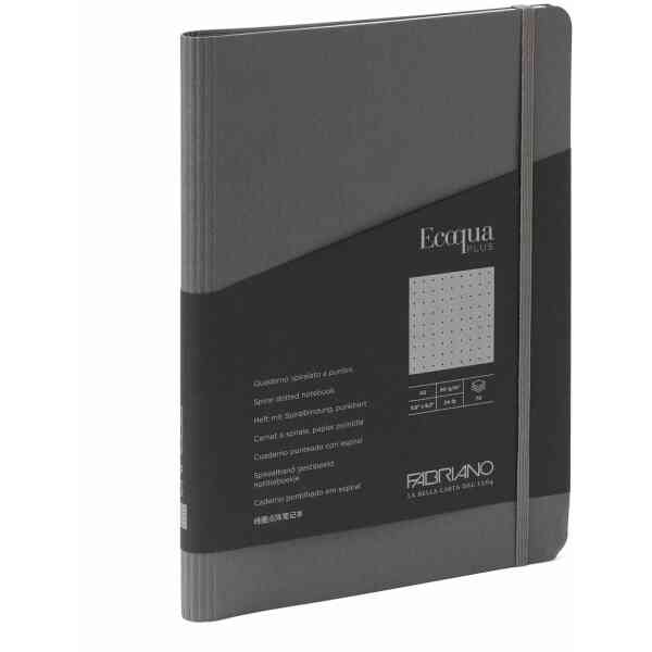 Ecoqua Plus hidden spiral notebook A5 Dotted
