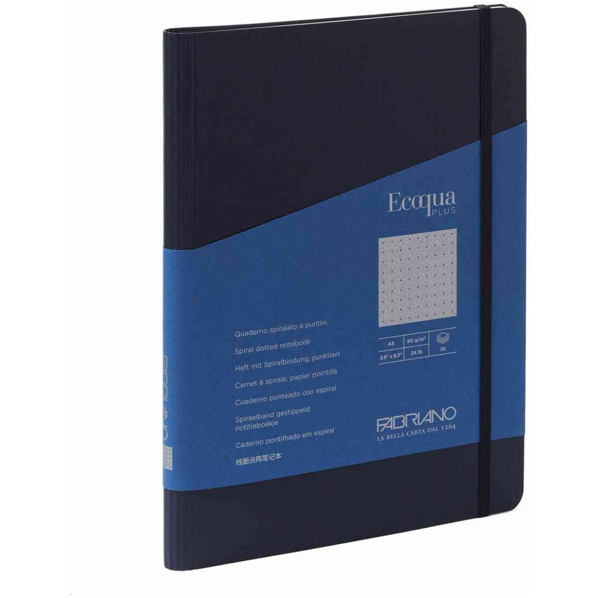 Ecoqua Plus hidden spiral notebook A5 Dotted - Bild 2