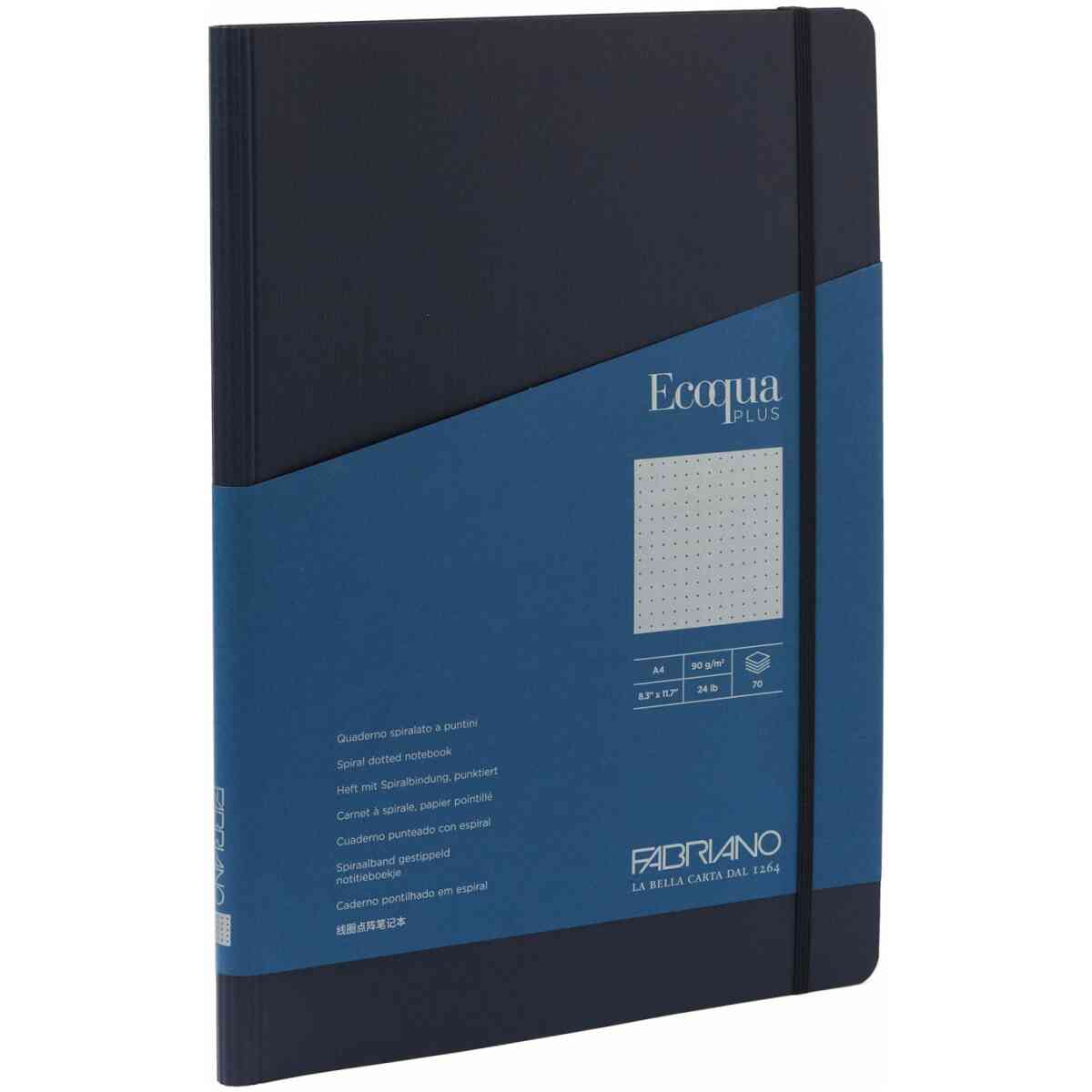 Ecoqua Plus hidden spiral notebook A4 Dotted - Bild 2