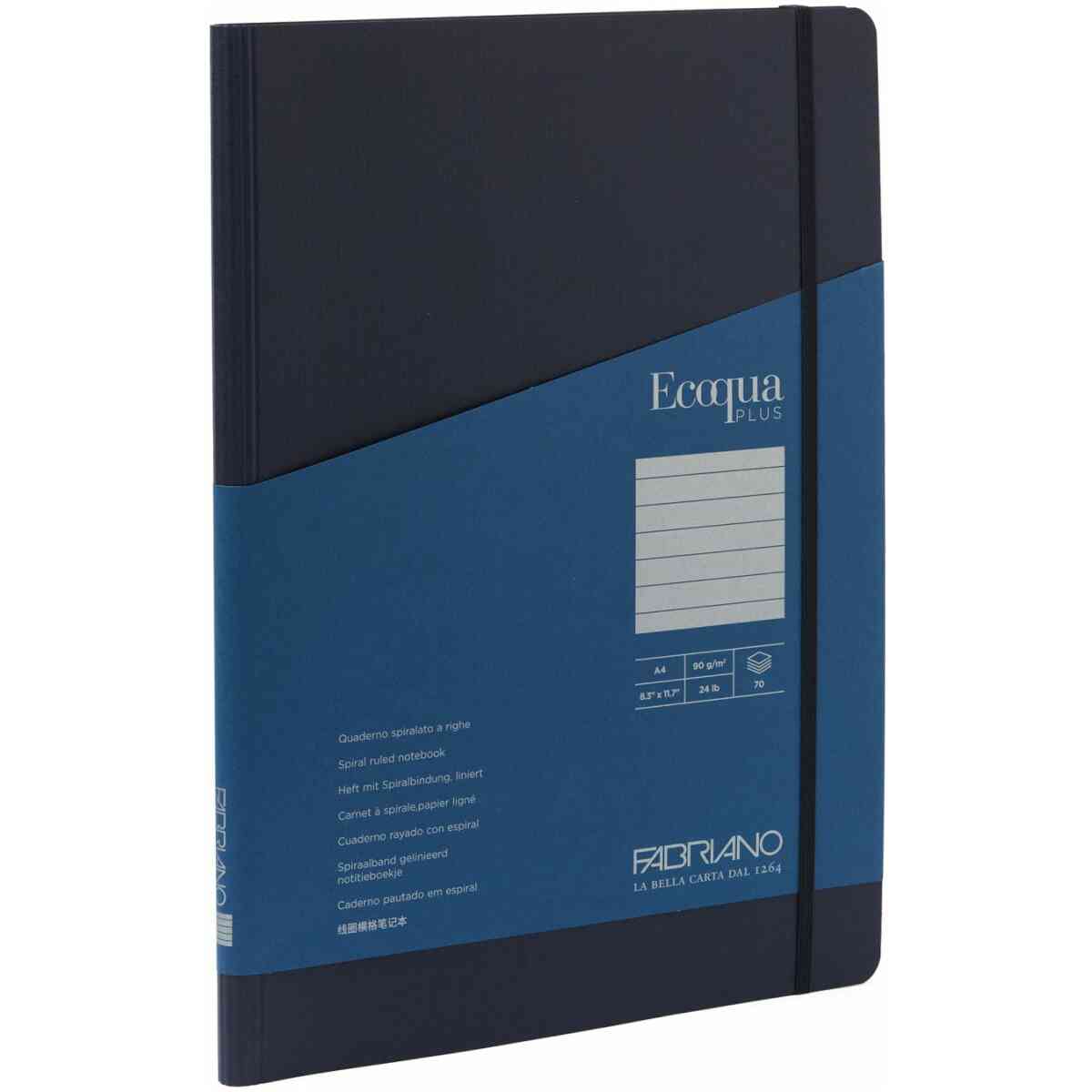 Ecoqua Plus hidden spiral notebook A4 Ruled - Bild 2