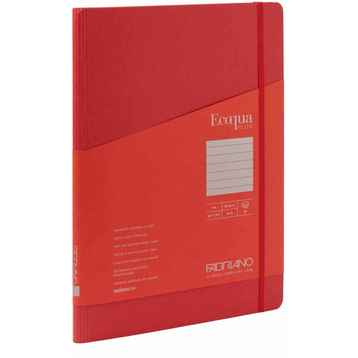 Ecoqua Plus hidden spiral notebook A4 Ruled - Bild 5