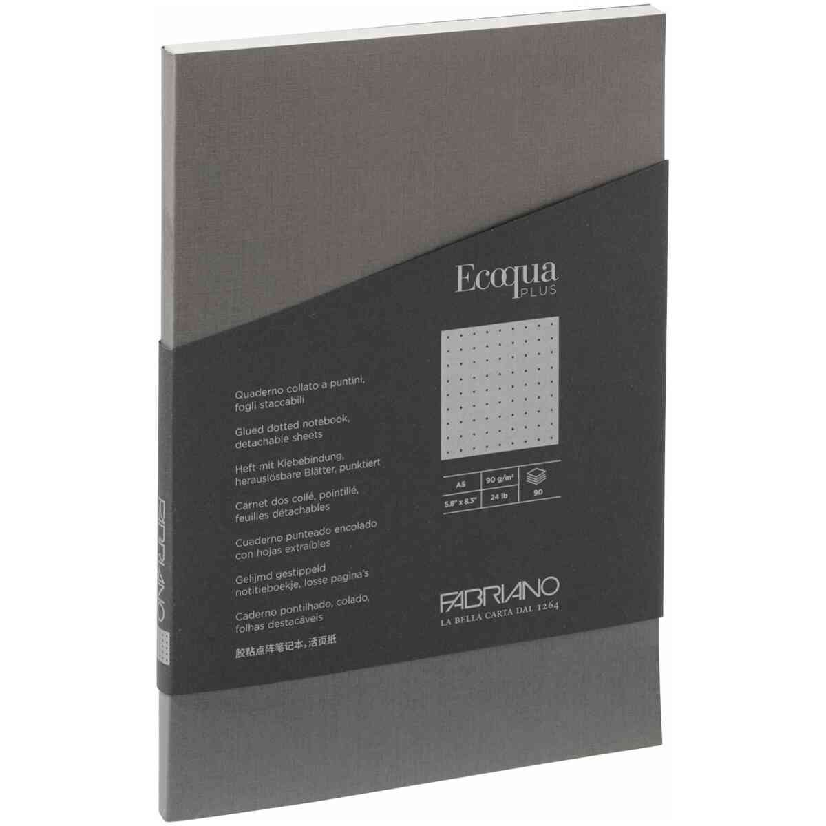 Ecoqua Plus glued notebook  A5 Dotted