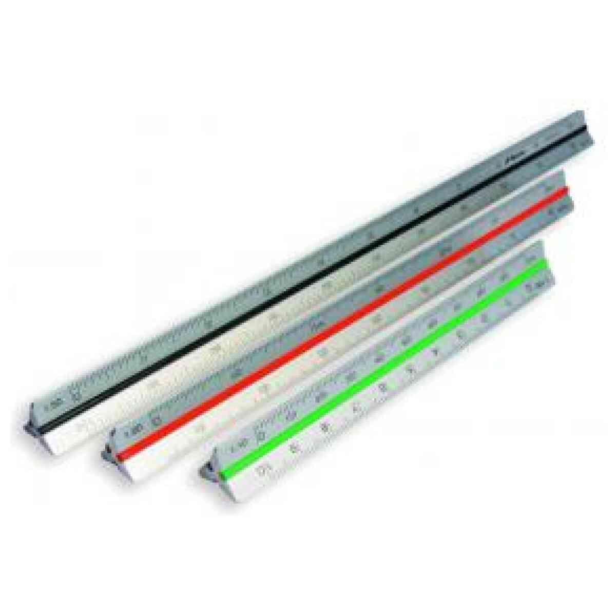 Liten Aluminiumskala 20cm 1:10/20/25//50/100/125