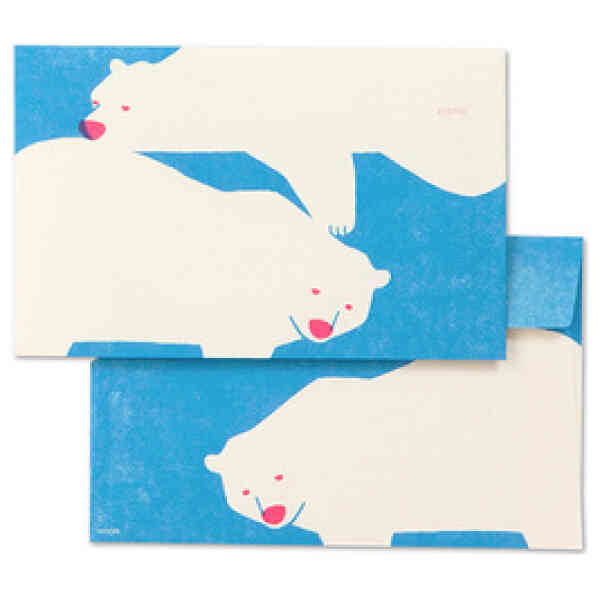 Midori Bear Envelopes