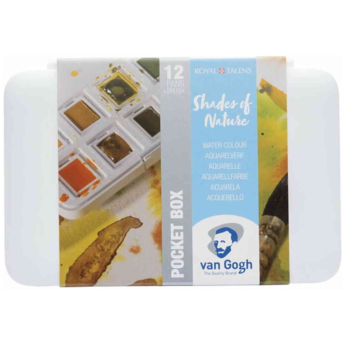 VAN GOGH WATERCOLOUR POCKETBOX SHADES OF NATURE