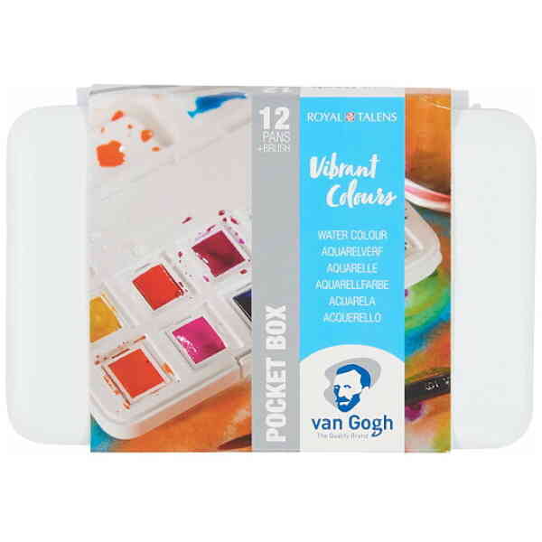 VAN GOGH WATERCOLOUR POCKETBOX VIBRANT COLOURS