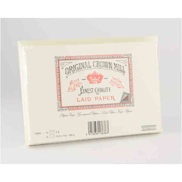 Original Crown Mill Laid Paper Cream Set