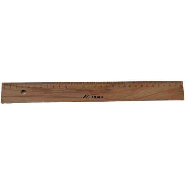 Wooden Ruler 30cm With Metal Edge