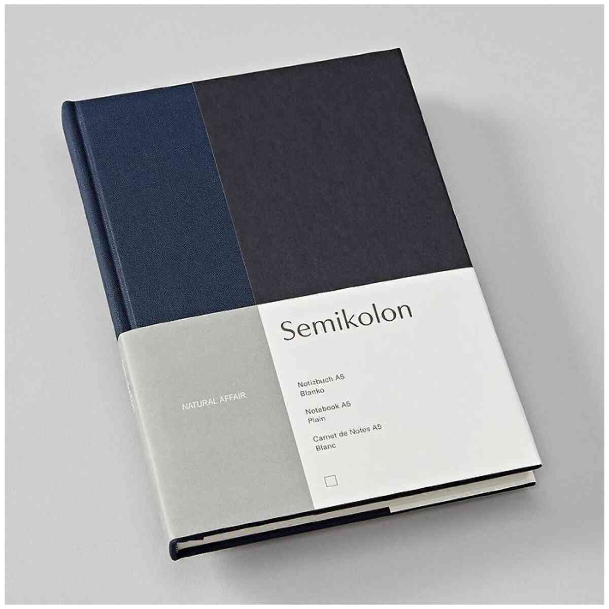 SK natural affair notebook A5 Plain Midnight