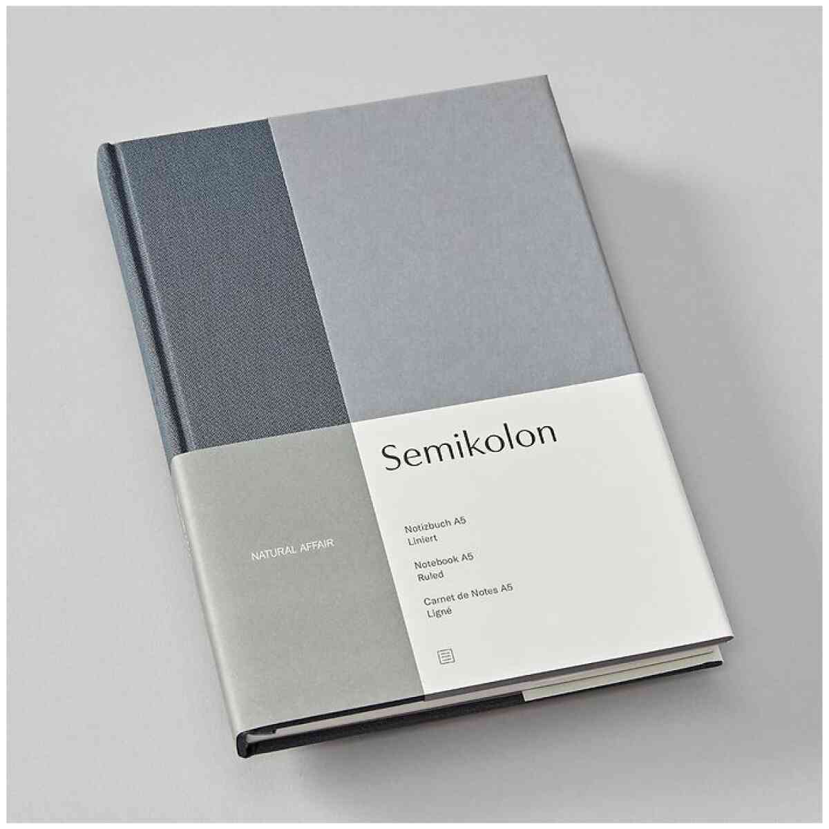 SK natural affair notebook A5 Ruled Sea Salt