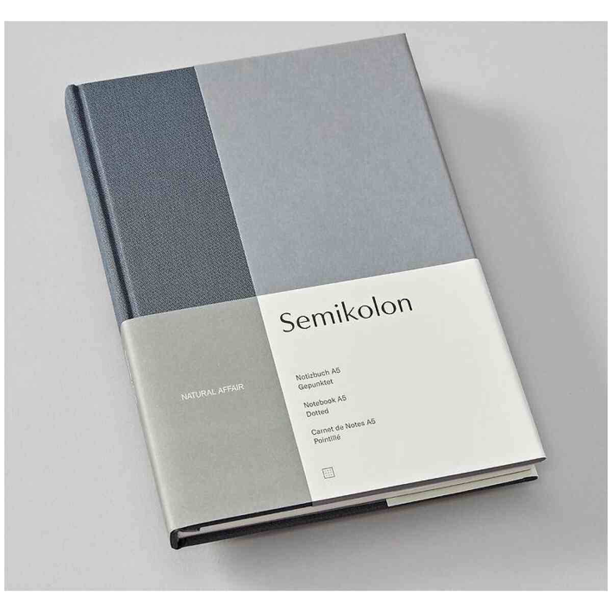SK natural affair notebook A5 Dotted Sea Salt