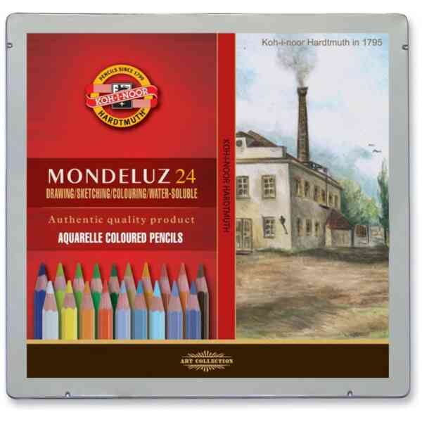 Mondeluz akvarellpenna, Blister 24 pennor