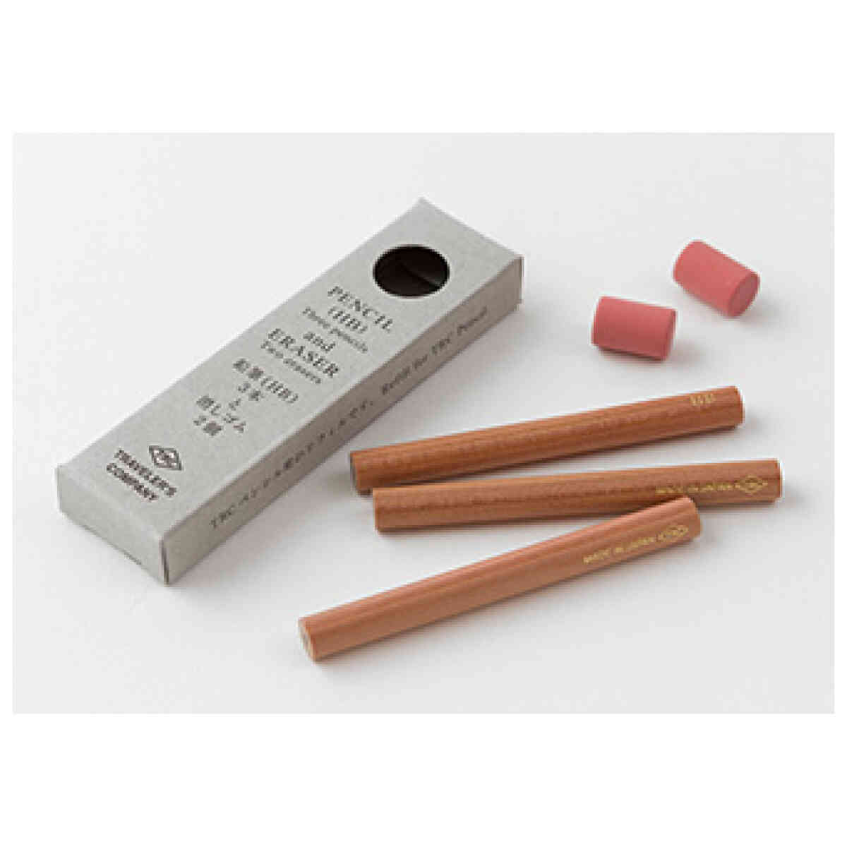 Traveler’s Company, TRC Pencil Refill (3 pencils, 2 erasers)