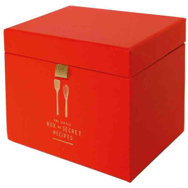 Recipe Box, Red