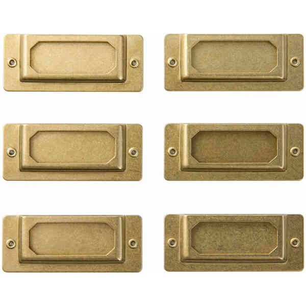 TRC Brass Label Plate
