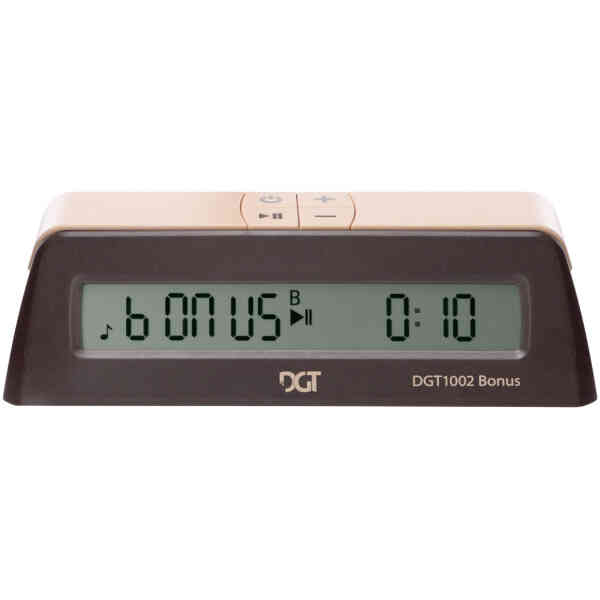DGT 1002 Svart Bonus Chgess Timer Digital Schackklocka