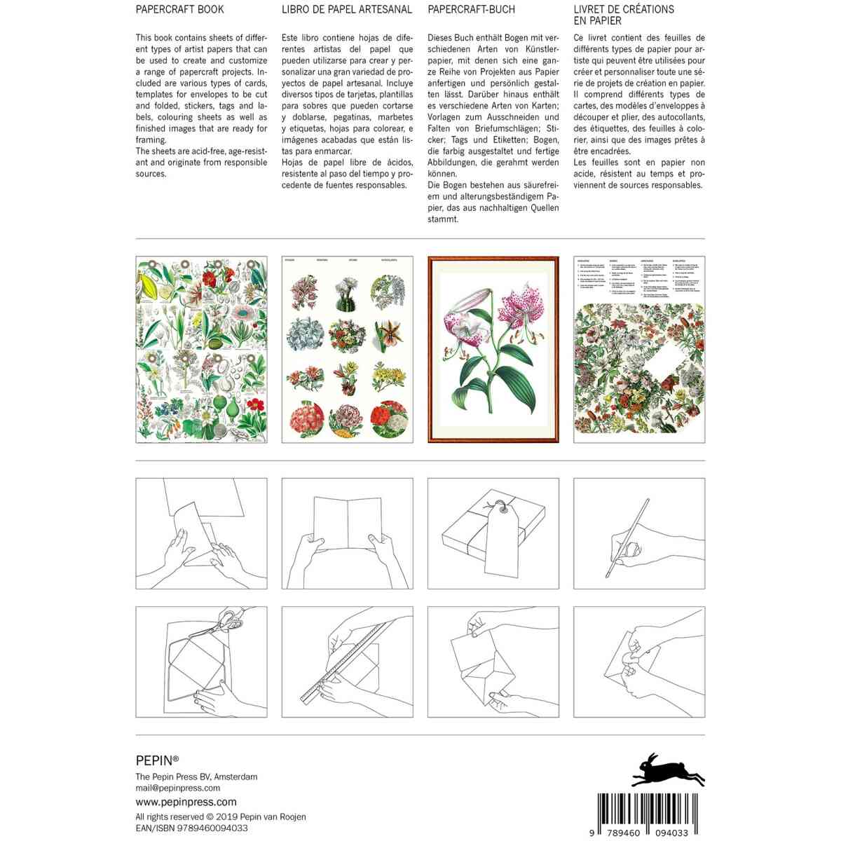 Flowers, Paper Craft Book