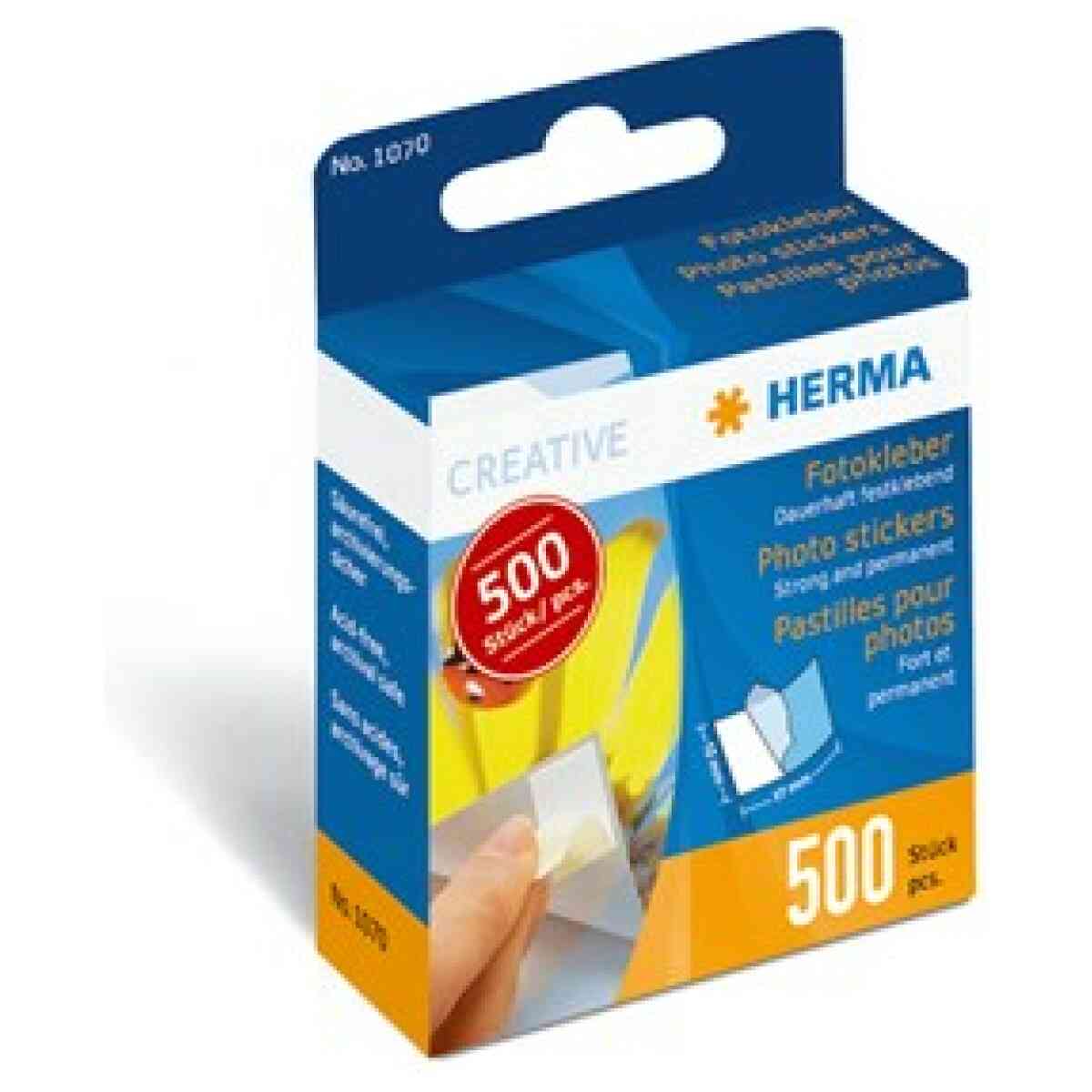 Herma foto dubbelhäftare (500)