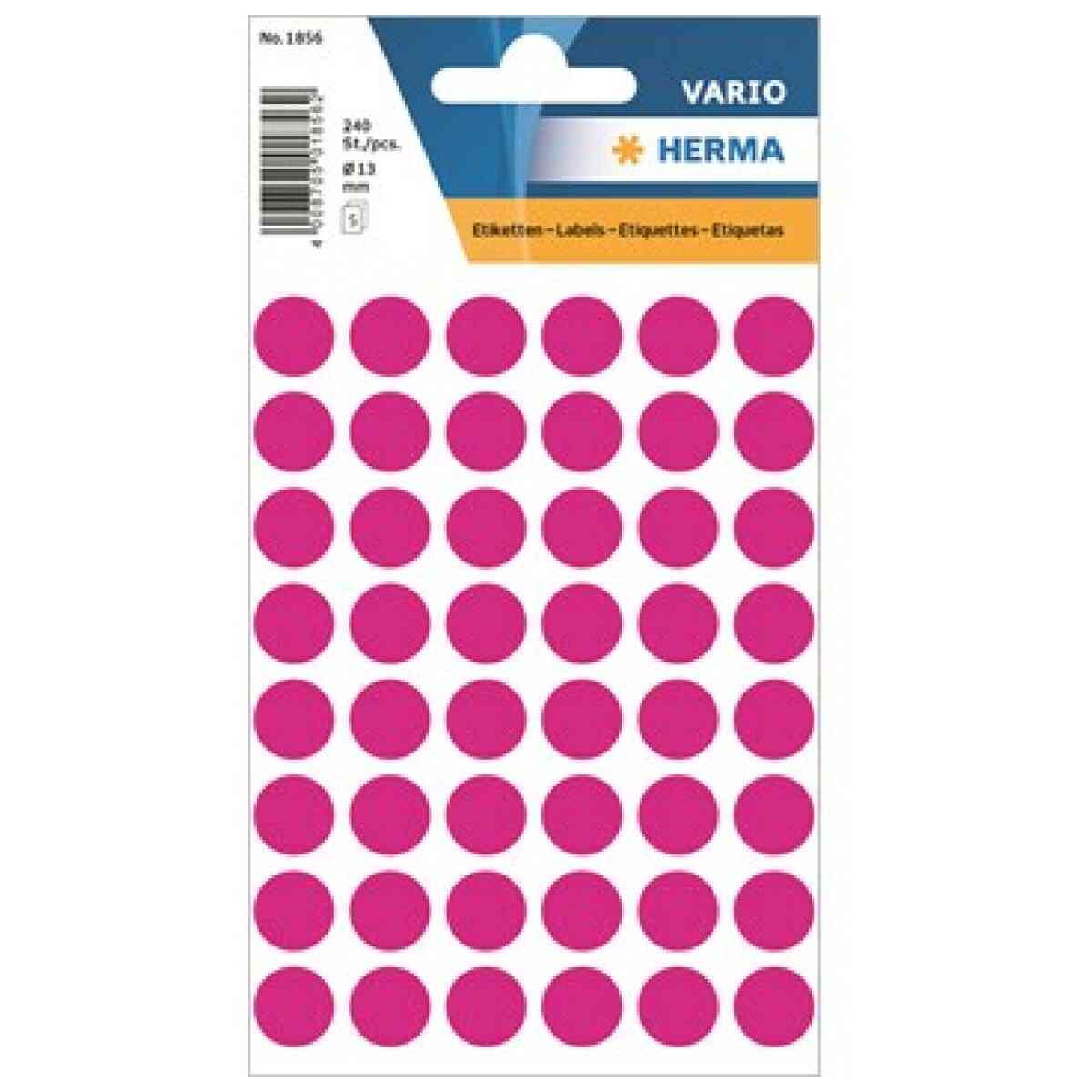 Herma etikett ø13 Rosa (240)