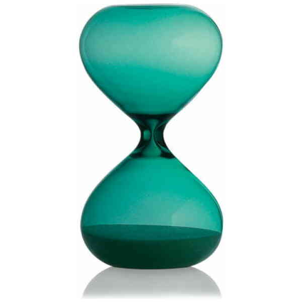Timglas L/15 min - Turquoise