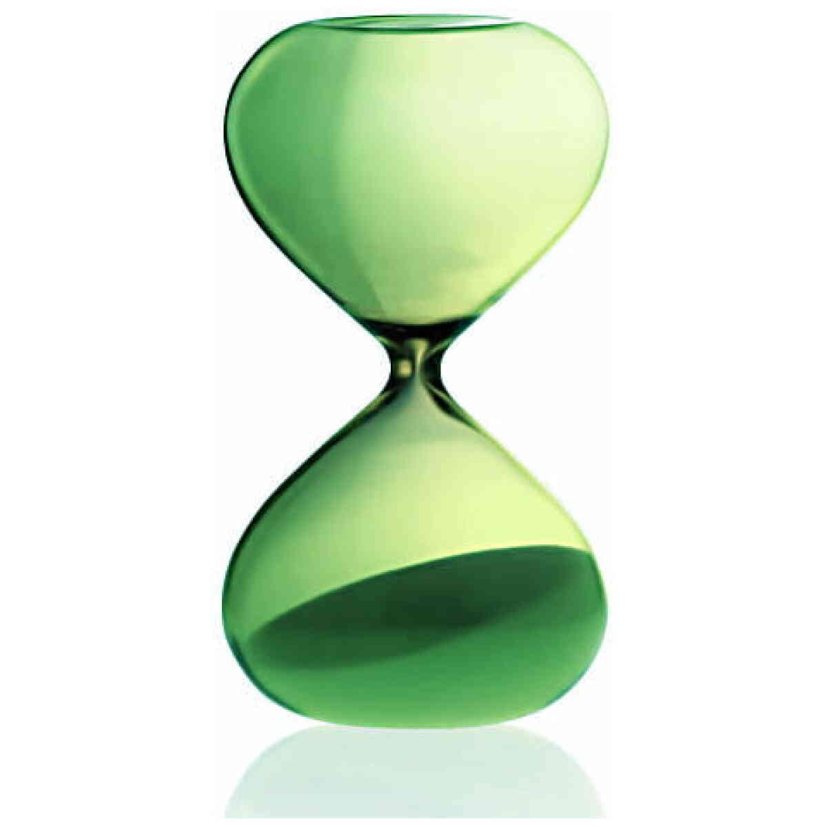 Timglas L/15min Green